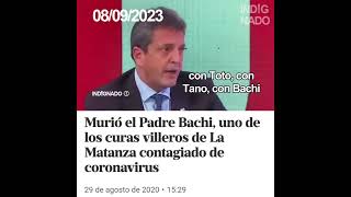 MASSA DIJO QUE TOMÓ MATE CON EL CURA BACHI FALLECIDO EN EL 2020