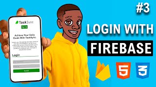 Firebase Web Login 🔥 - Login with HTML, and Firebase 🌐 | Firebase Authentication 🚀 (TaskSync Part 3)