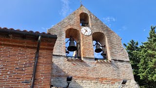 Cloches église St-Barthélemy de Tarabel (31) - Volée tournante (Plenum)