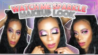 Watch Me Sparkle Try On Tutorial| Glitter Cut Crease| MakeupShae