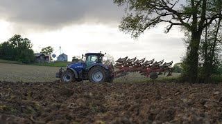 🔵NEW HOLLAND T7 230 BLUE POWER & 🔴GREGOIRE BESSON 6 CORPS AU LABOUR 2024 | ETA MASSY