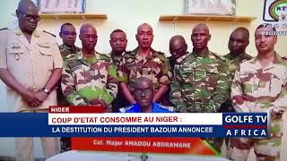 COUP D’ETAT AU NIGER : MOHAMED BAZOUM  BALAYE PAR LES MILITAIRES