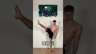 Level 1 to 10 manga/anime poses #flexibility #mobility #training #workout #amazing #gym #exercise