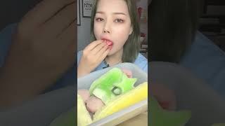 ASMR ice eating sounds  #shotrs #eating #mukbang #iceeating