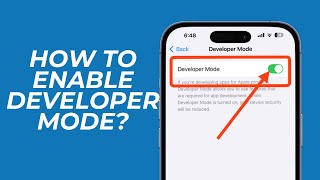 How to Enable Developer Mode on iPhone/iPad?