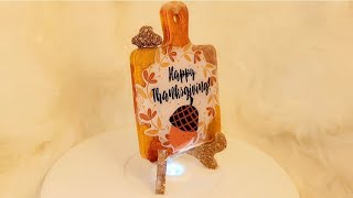 190/ "Give Thanks In style : Resin Thanksgiving Table Decor" #tutorial #resincrafts #resincrafter