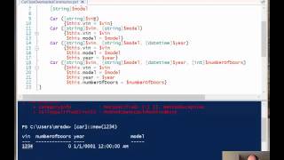 PowerShell 5 Class Constructors and overloading