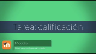 Moodle Andalucía: tarea (calificación)