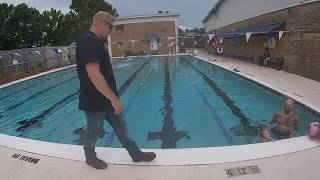 How do you inspect a pool