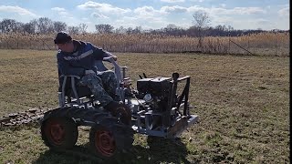 🚜Минитрактор KolhozNIK в деле. Борануем люцерну🚜