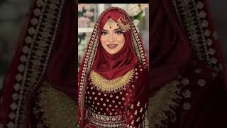 Hijabi brides ||brides with hijab look #to watch more videos visit my channel #hijab #bride