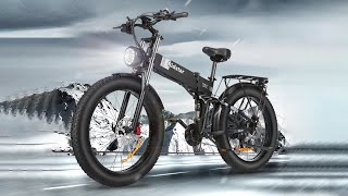 Ridstar DC-26 Electric Bike 1500W 37MPH Ebike with 48V 20AH 960Wh Battery 26 inch 21-Speed Gears