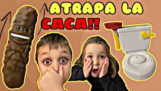 Jugamos a BAÑO BOOM “ATRAPA la CACA”💩 #vlogsdivertidos #vlogs #juegosdemesa #diversion #waketevlogs