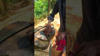 Traditional Rural Fish Selling This Man Selling Big Tilapia Fish In Street Fish Market #shorts