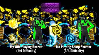 Groove Gunner - Difficulty Comparison.