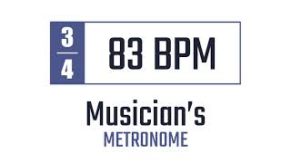 83 BPM - 3/4 - Metronome