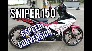 SNIPER 150 6 SPEED CONVESION PART 1 (CLEANING)