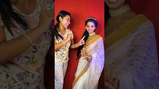 ছোটবোনকে সাজিয়ে দুজনে একসাথে নাচলাম 😜🤟| #shorts #viral #dance #video  #amitambika