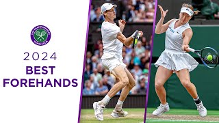 The BEST Forehands from Wimbledon 2024 🔥