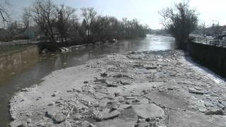 Cazenovia Creek Ice Jam Timelapse