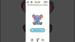 BRAIN OUT Level 67 [THE LITTLE ELEPHANT IS SO LONELY]