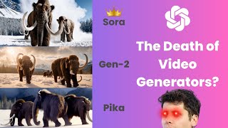 OpenAI's SORA vs Gen-2 vs Pika Video Generator