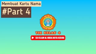 Membuat Kartu Nama Part 4 || TIK Kelas 4