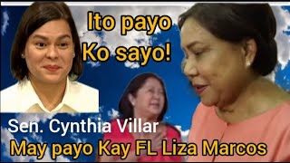 FL Liza Marcos pinayuhan ni Sen. Cynthia Villar ano ang gagawin bilang First Lady! #trending #viral