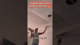 A great day at the construction site 🤩👷‍♂️ #construction #worker #funny #adamrose #youtubeshorts