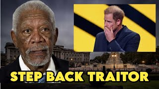 Morgan Freeman ROASTS Harry as he arrives at 63rd Monte Carlo Festival after Snubbx troops parade