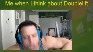 Tyler1 ROASTS and GAGS at the thought of Doublelift