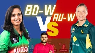 BD-W VS AU-W | BD-W VS AU-W DREAM11 TEAM PREDICTION | BD-W VS AU-W Dream11 #dream11prediction #t20