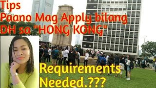 Tips Paano Mag apply bilang DH sa Hong Kong?Requirements Needed(How to apply as DH in Hong Kong)