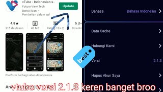 vtube update versi 2.1.3 ini perubahannya / KERENNN BANGET BROOO!!!