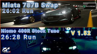 GT7 Mazda Miata 787B Swap & Nismo 400R Builds V 1.52