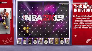 NBA 2K19 MyTeam Locker Codes: DOUBLE On this day Locker code (GET AC Green and John Stockton)