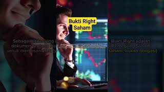 Bukti Right Saham di Investasi Keuangan #finance #saham #obligasi #reksadana  #keuangan #investasi