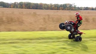 How To Wheelie A Sport Quad