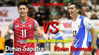 Adu smash || Dimas Saputra Vs Rivan Nurmulki 🔥 || Kalian pilih mana gais ?