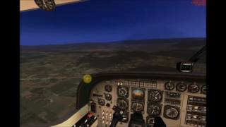 FSX Cessna 208B Grand Caravan: Engine startup, takeoff, ATC, ILS, facts, landing, taxi, shutdown