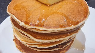 Easy and fast #pancakes# soft and light اسهل #بان كيك# كايجي خفيف و رطب جدا