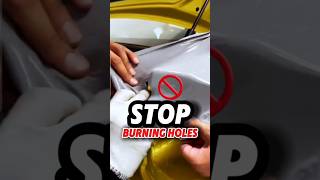 Stop Burning Holes Wrapping Cars #carwrapping #vinylwrap