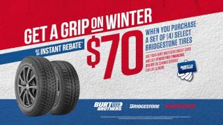 Get A Grip on Winter and Save $70 off Snow Tires