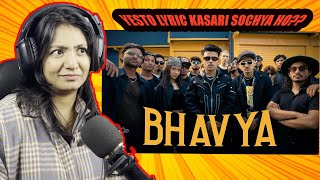 YESTO NI LYRICS HUNXA??😂😂|| REACTION ON BHAVYA BY @BeestProductions