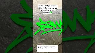 How to graffiti tag ✍🏻 SAWYER #graffiti #tagging