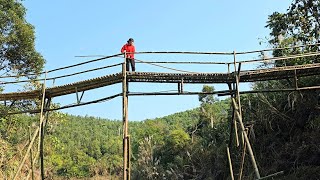 Building a bamboo bridge off grid - Ep2