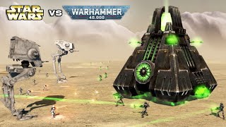 STAR WARS vs WARHAMMER 40K: Galactic Empire vs Necrons - Men of War: Assault Squad 2