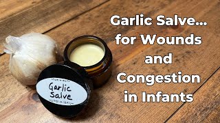 Garlic Salve Congestion (Read helpful notes in description box!)