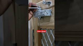 How to install door closer डोर क्लोजर कैसे लगाते हैं || woodworking door || #door #trick #shorts