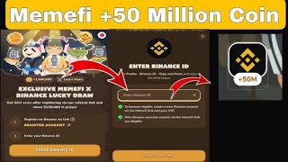 Memefi Binance Wallet Connect Kaise Kare |Memefi Wallet Connect Binance ID | MemefiCoin update